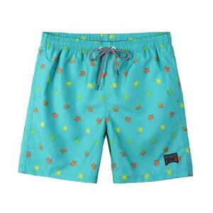 Boys' Swim Trunks Quick Dry Hawaii Style Shorts with Mesh Liner